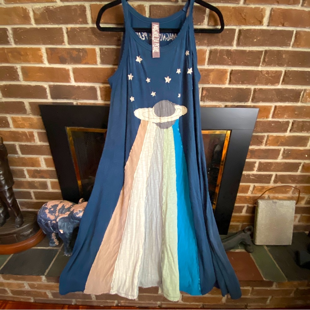 Opalia Lana Tank Dress Magnolia Pearl Outer Space 798-BORO-OS
